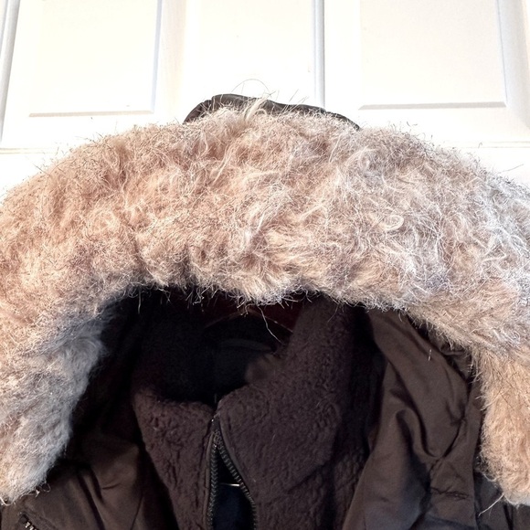 LAUREN RALPH LAUREN Diamond Quilted Black Down Hooded Removeable Faux Fur SMALL - Picture 6 of 15